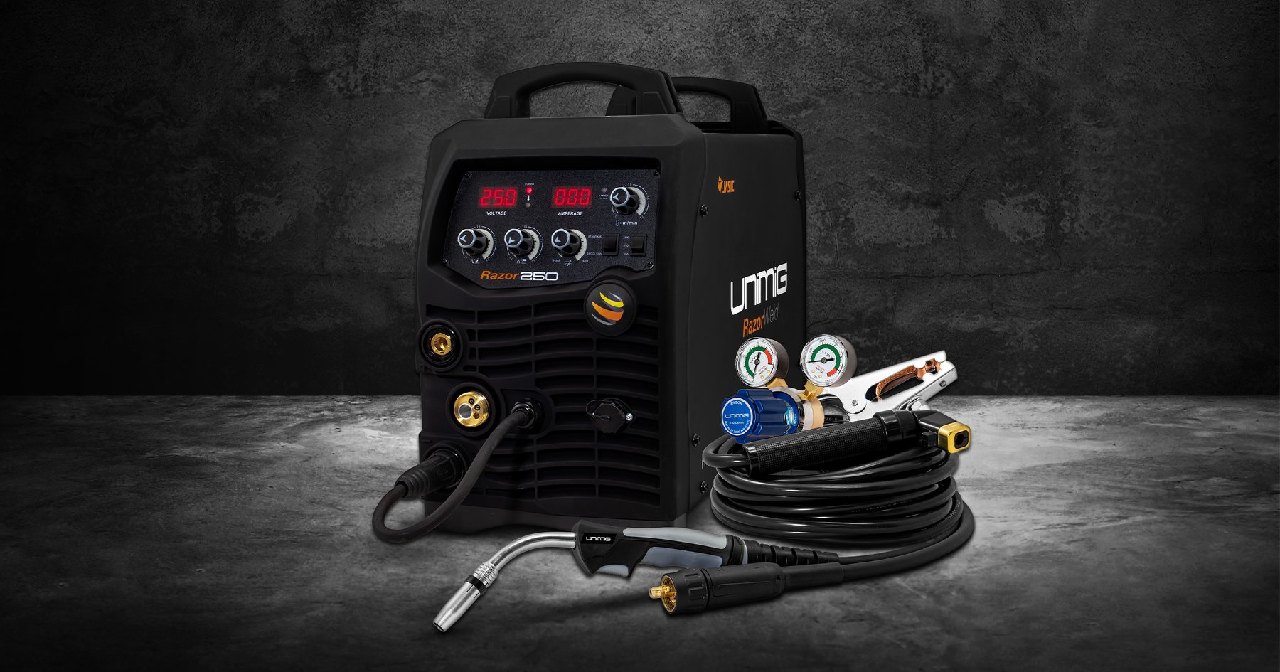 UNIMIG - The Razorweld 250 MTS is a powerful inverter welder providing ...