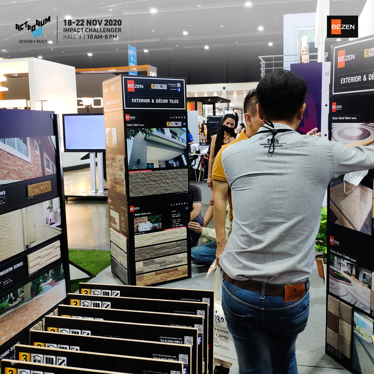 Bezen Porcelain Ceramic Tiles กระเบื้องปูพื้น ผนัง