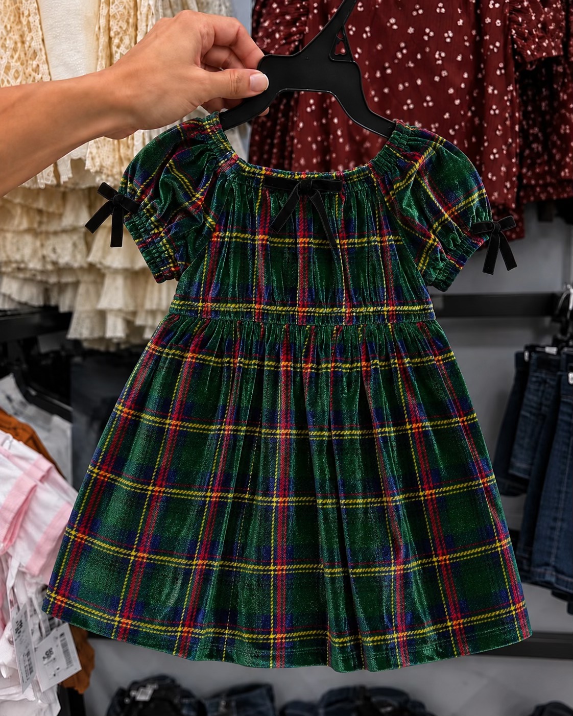 old navy christmas dresses girls OMG! The cutest new holiday for little at Navy! 😍 scoop neck long sleeves