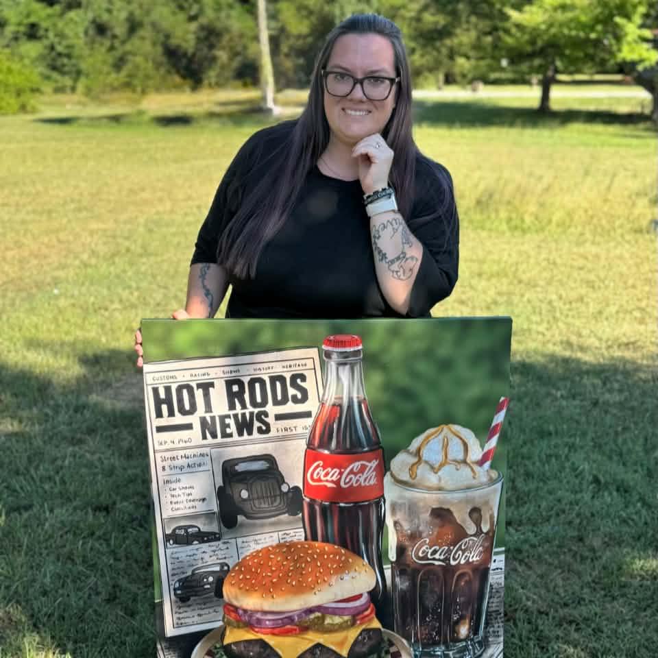 Foam board yard signs are coming right along. | Brandi Grover Art