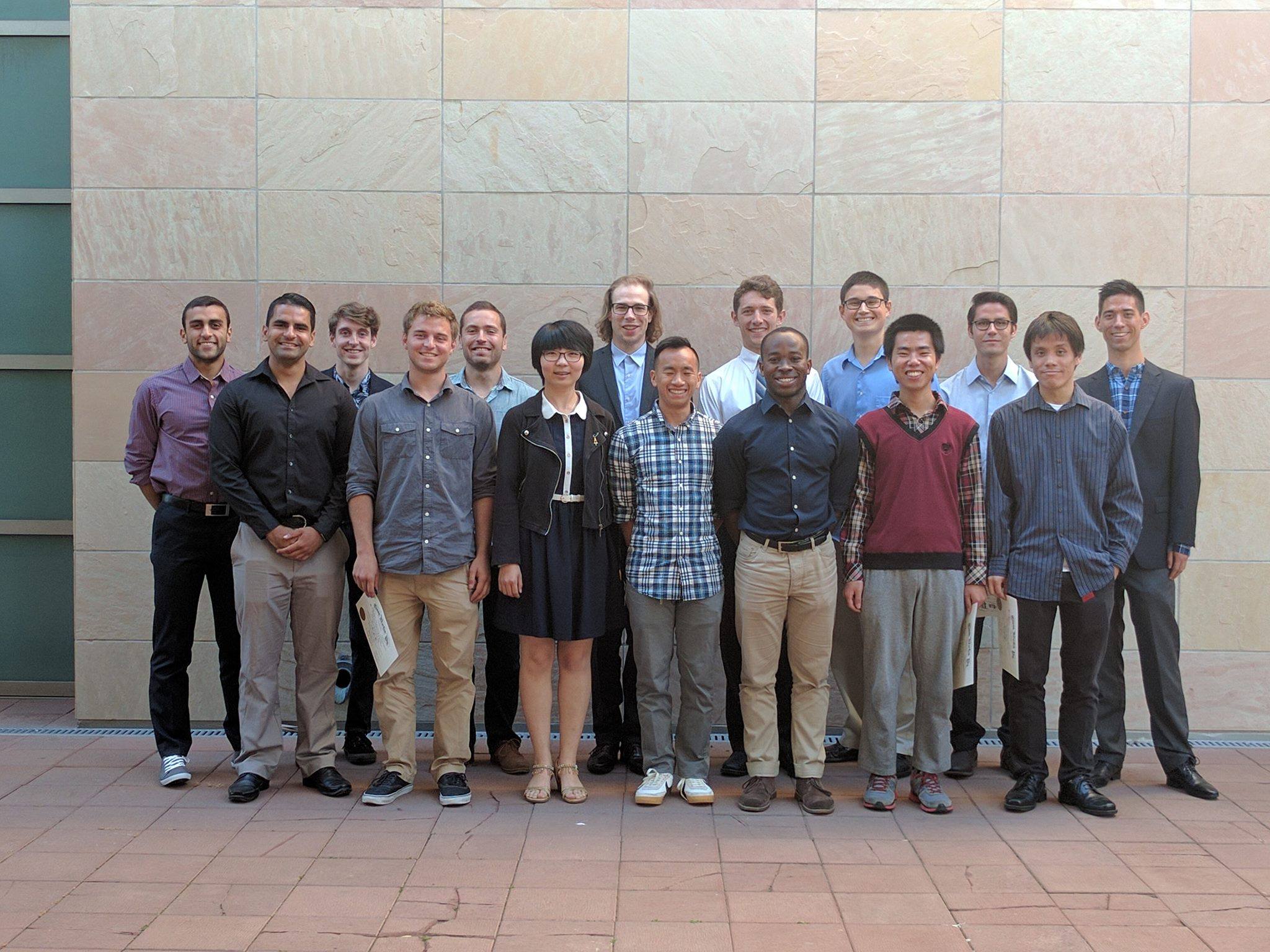 Congratulations to Michael Cosley, Sean... - UCSB Tau Beta Pi