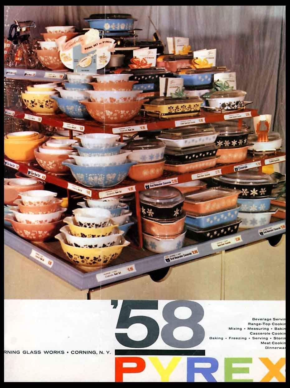 One of my favorite Pyrex selections from 1958!