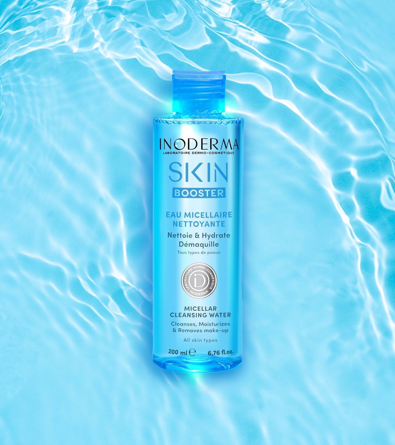 INODERMA - Pour une peau propre et nette 💦 l’eau micellaire nettoie et ...