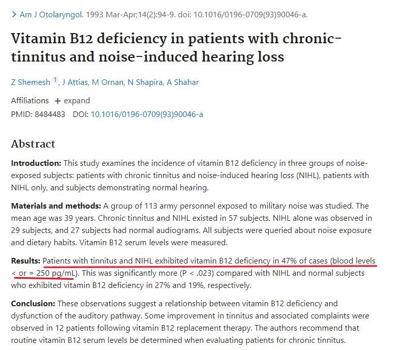 b12 injections and tinnitus Did vitamin B6 help with tinnitus? Lipo-B12 injections help release