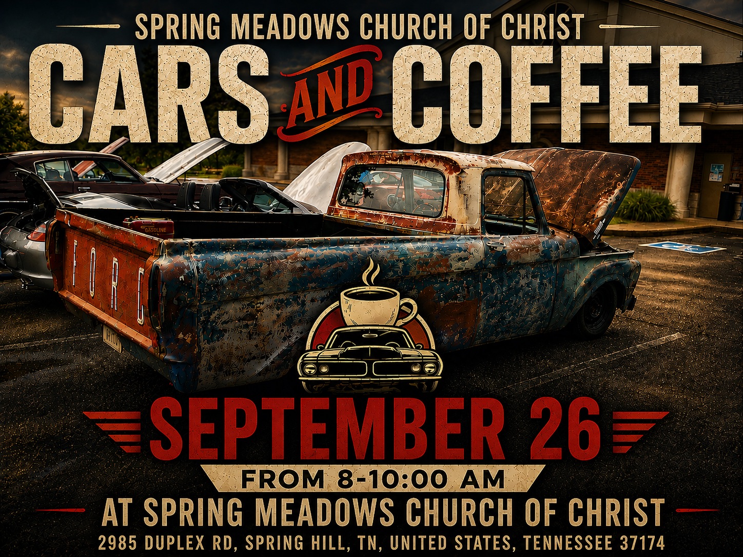 Spring Meadows Church of Christ: Cars and Coffee