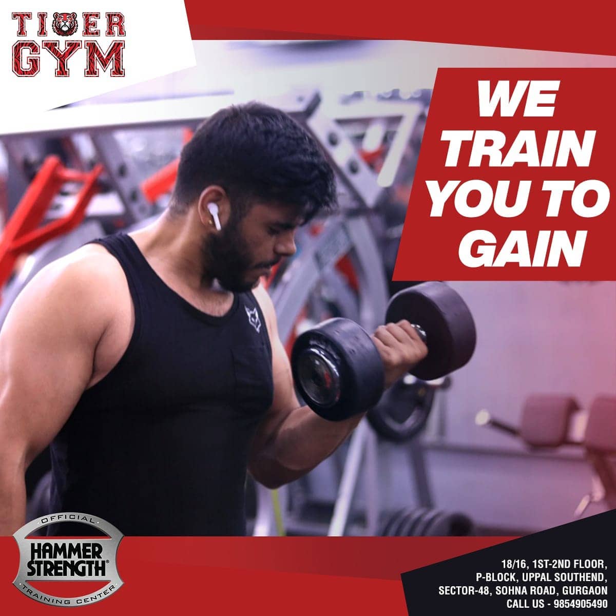 TIGER GYM - Tiger Gym trains a person to actually gain... | Facebook