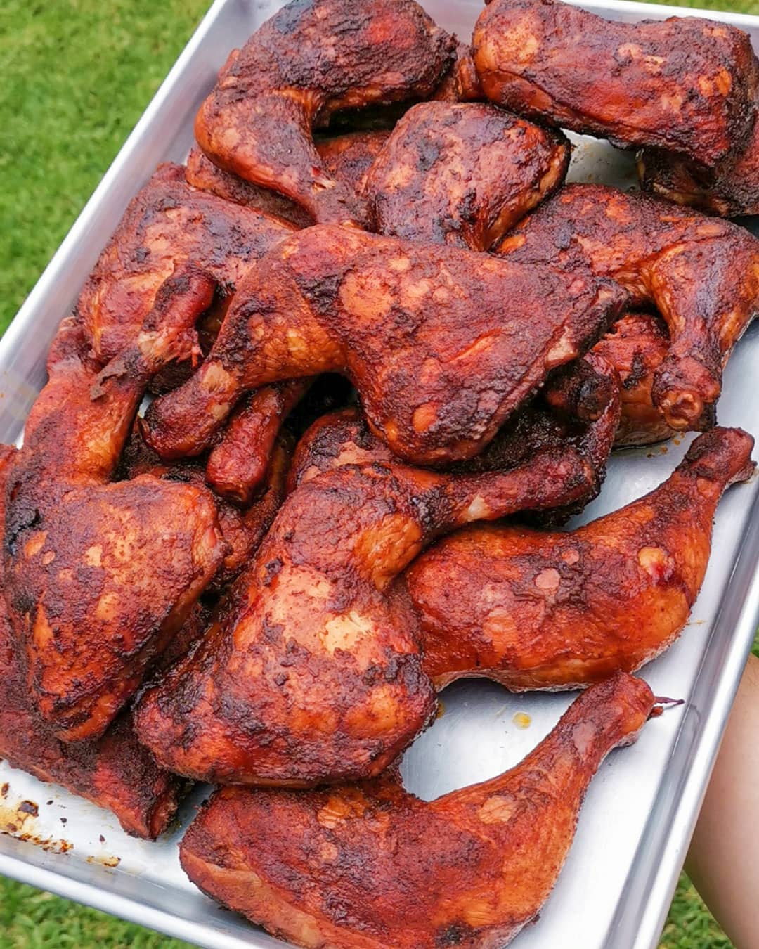 Smoky Joe - Las piernas de pollo las ahumamos lentamente a...