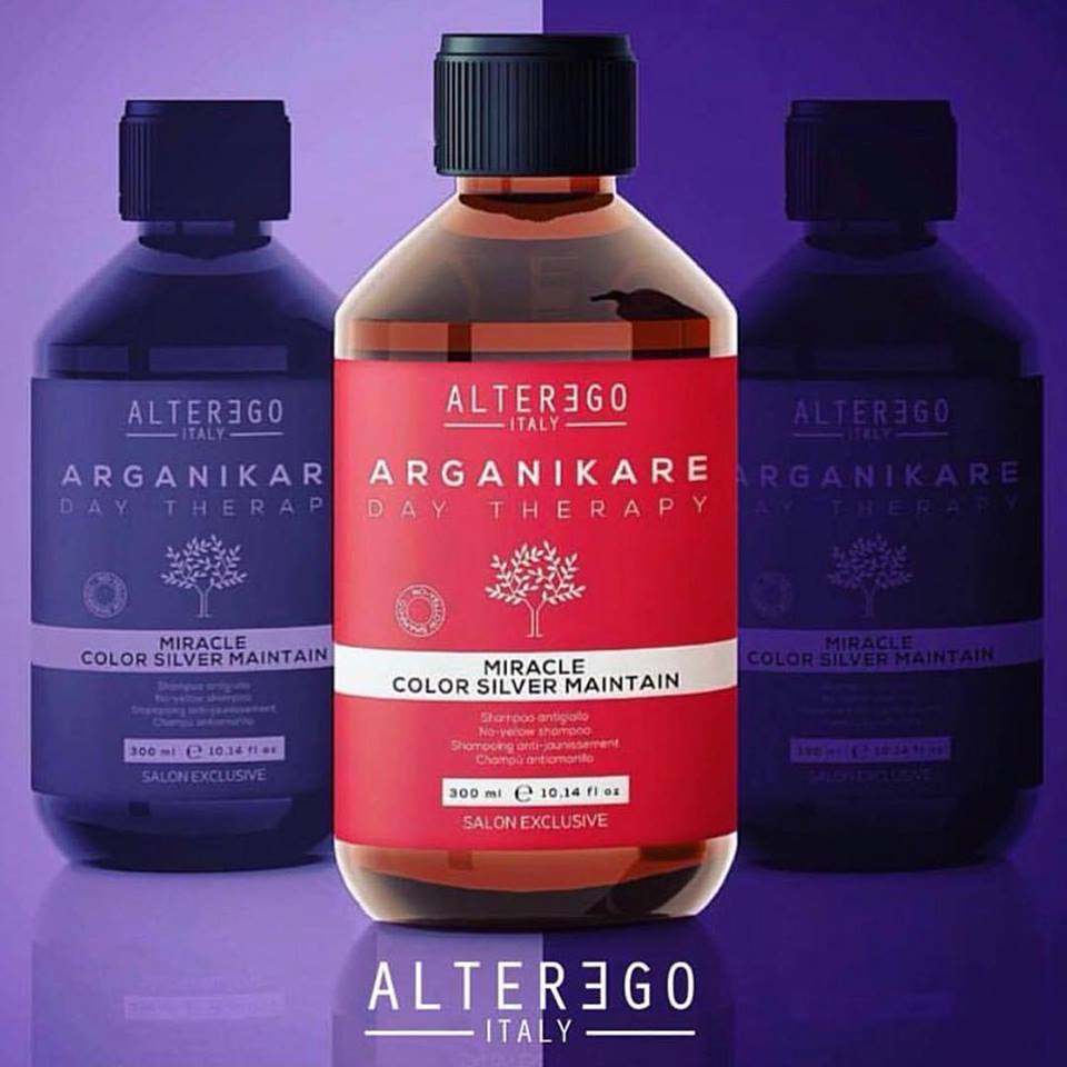Après-shampooing Miracle Silver Alter Ego Arganikare Day Therapy – Soin Argent Pour Cheveux – Neuf Avec Emballage
