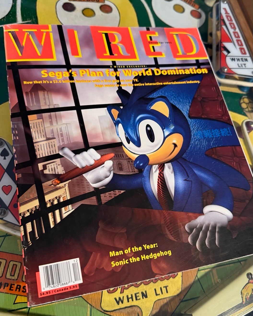 Benさん 専用 Did you know Sonic was named Man of the Year by Wired Magazine in