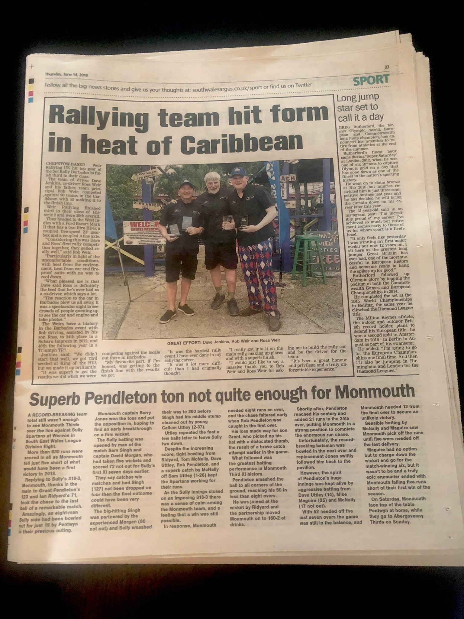 Weir Rallying UK