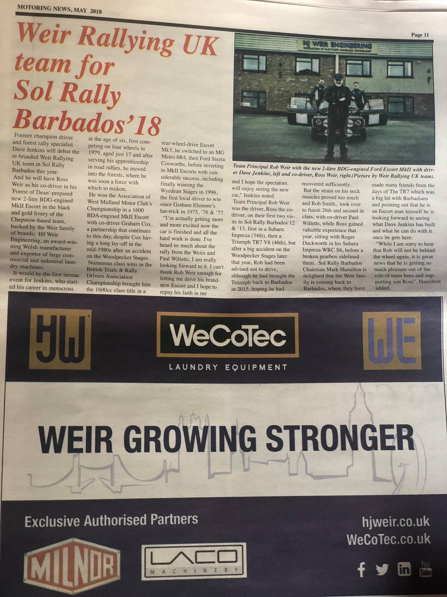 Weir Rallying UK