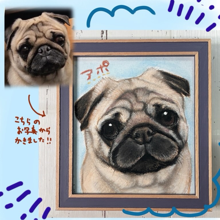 ペットイラストはぐもふ - リピーターさんからのオーダーです