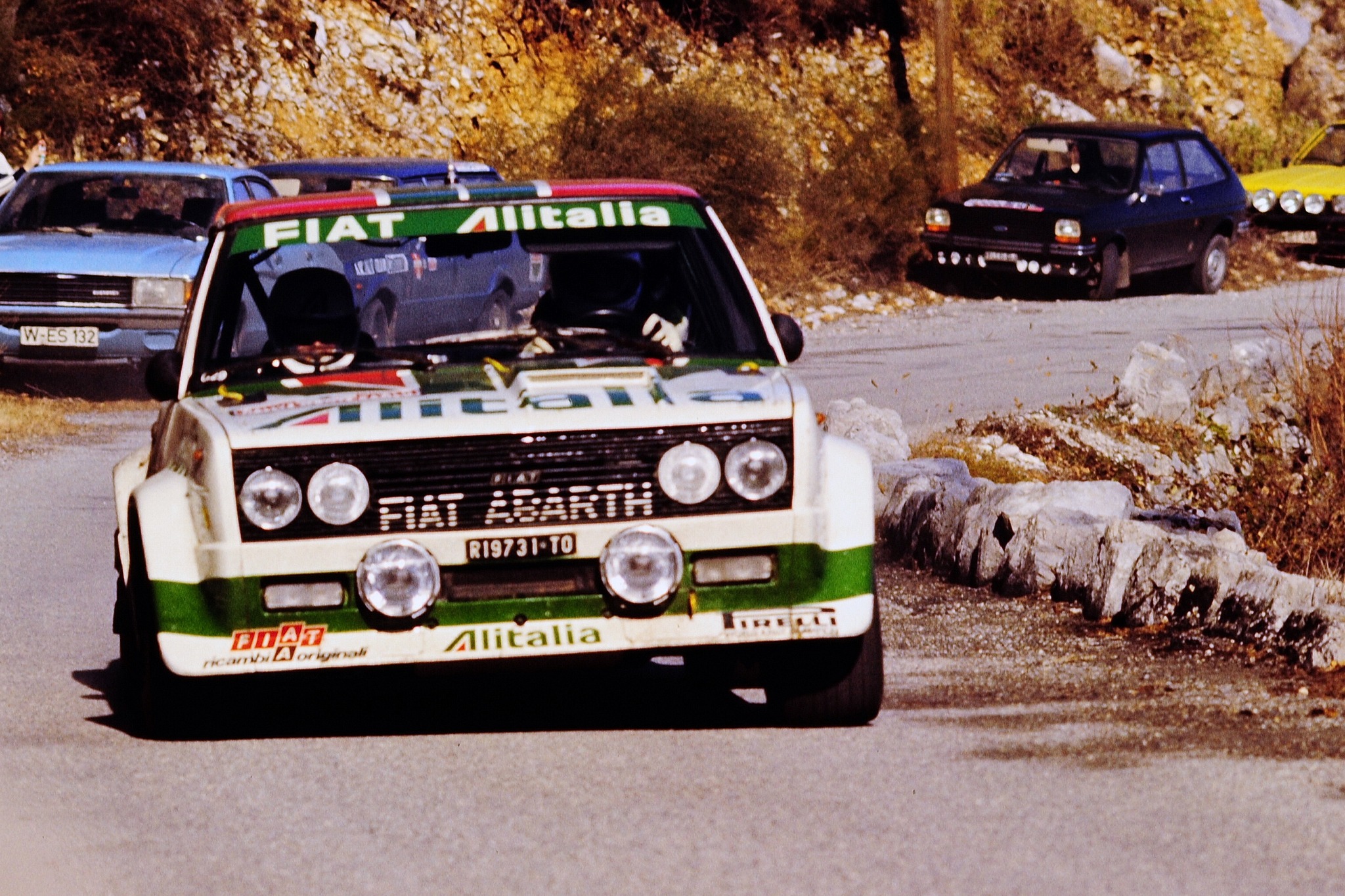 Year 1976 Rally Monte Carlo Bernard Donguès / Marika - Fiat 127.