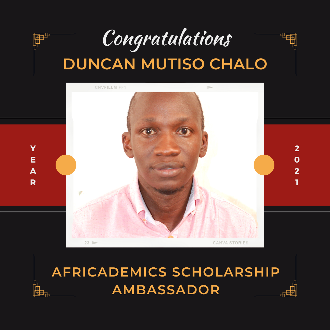 Africademics - CONGRATULATIONS TO OUR AMBASSADOR OF THE YEAR! 