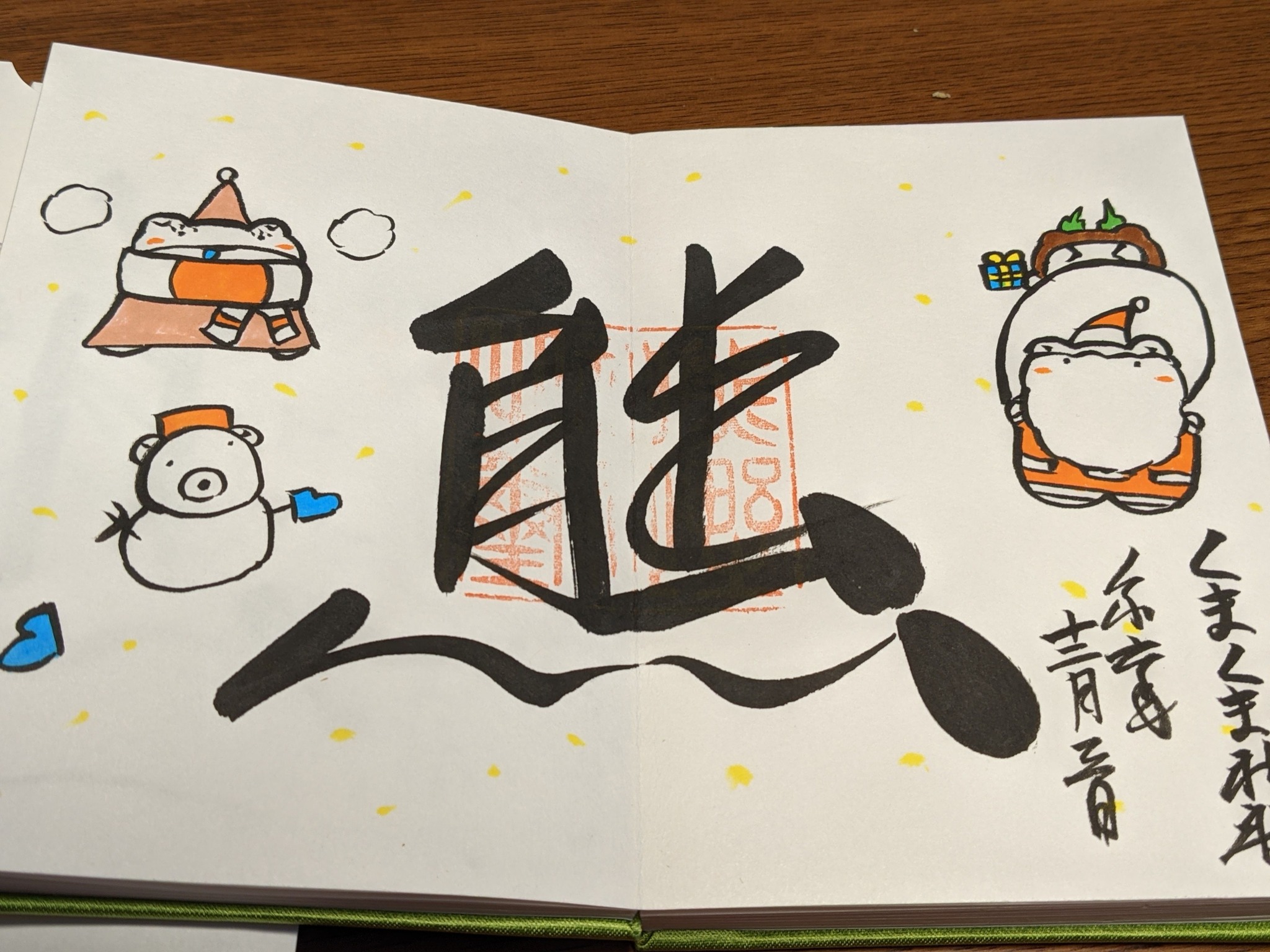 12月3日 くまくま神社 熊野町熊野神社 月替わりに参拝 12月の御朱印