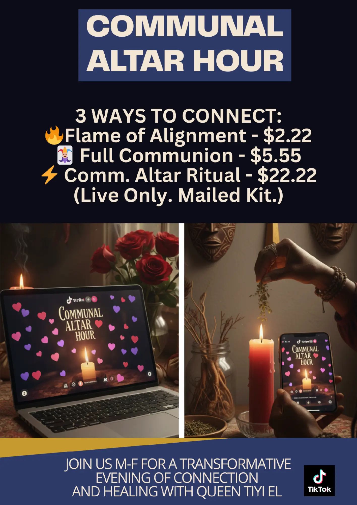 Queen Tiyi El - The Communal Altar just leveled up. 🔥 3... | Facebook