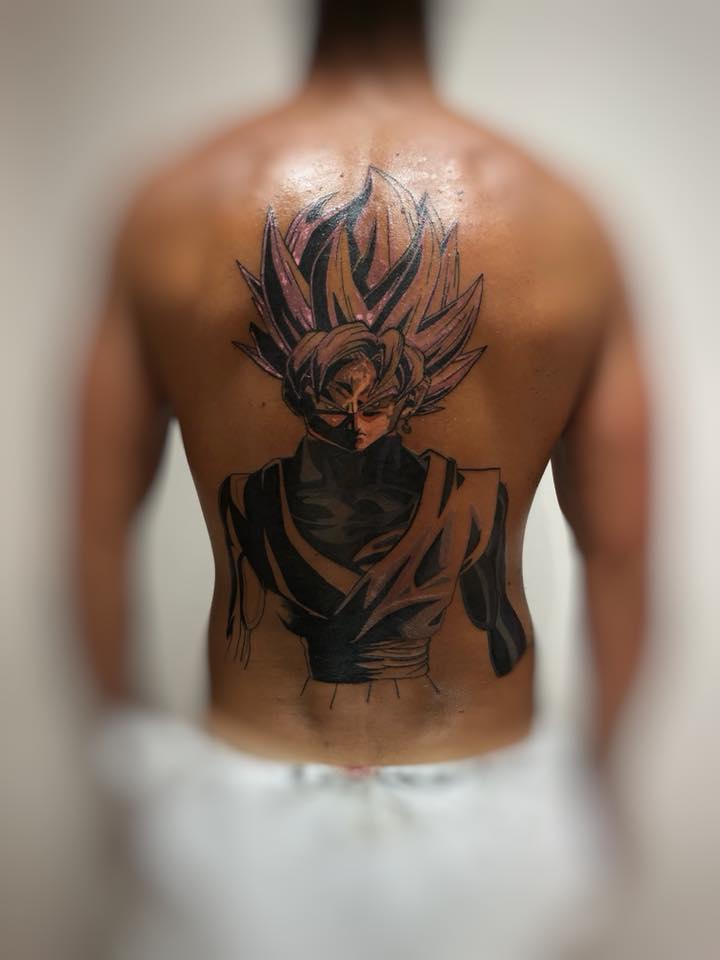 Dzisiejsza Praca 19072018 Goku Black Lc Studio Tattoo