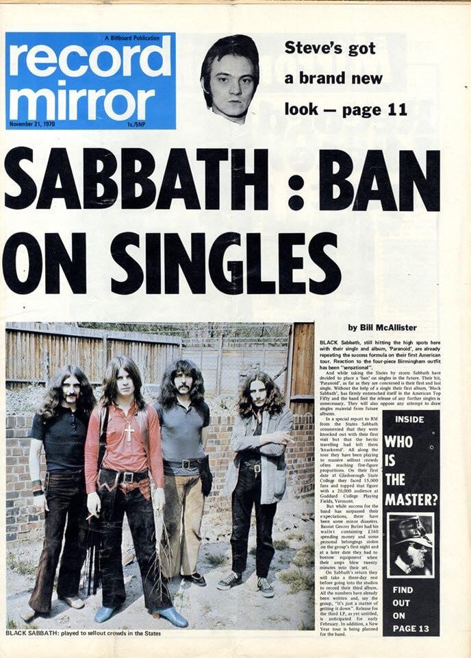 November 21, 1970 Record Mirror Magazine