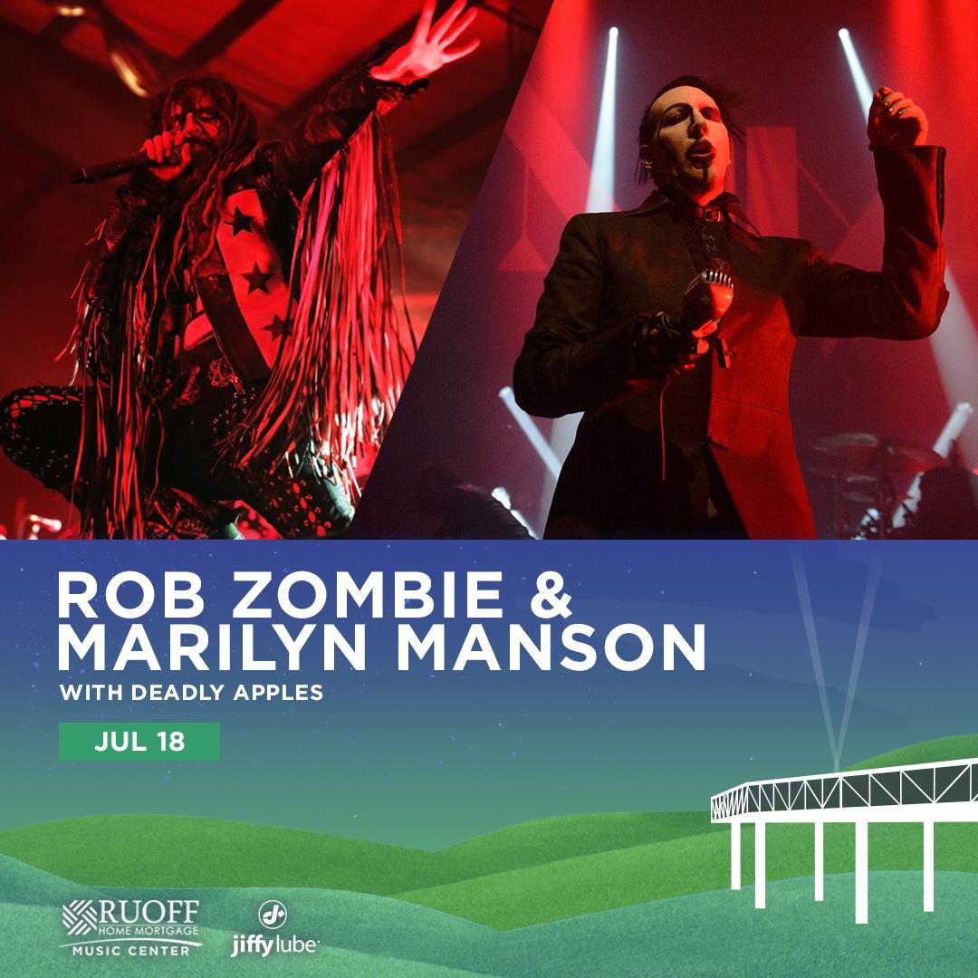 TONIGHT Rob Zombie and Marilyn Manson Twins of Evil Tour w/ Deadly