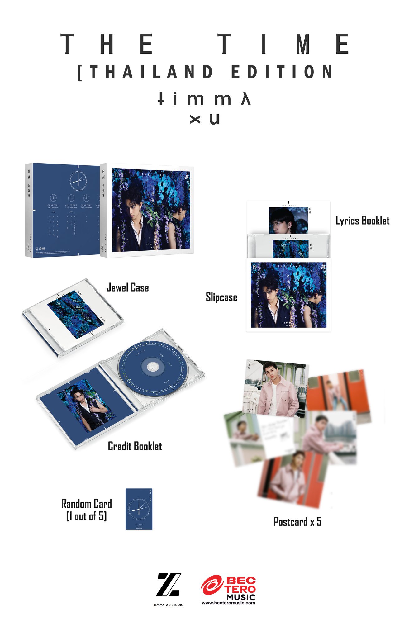 Timmy Xu 許魏洲　巨大タペストリー　THE TIMET 時刻 TIMMY XU THE TIME [THAILAND EDITION] 2018.12.21 RELEASE [Pre-order