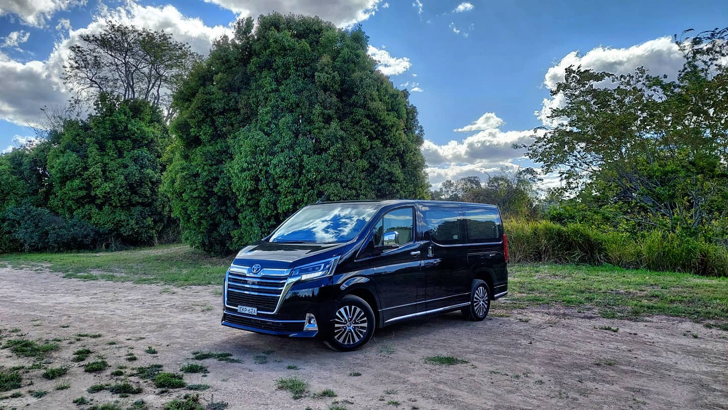 The new high-roof Toyota Granvia.