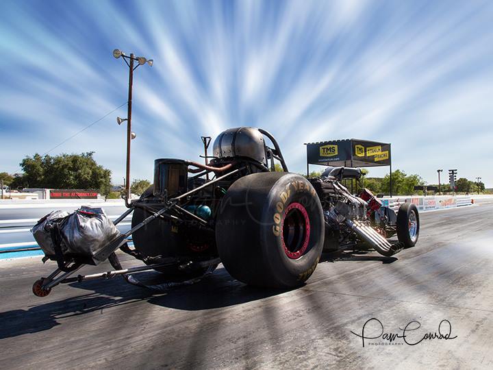 Del Worsham's nitro funny car at Schucks Kragen