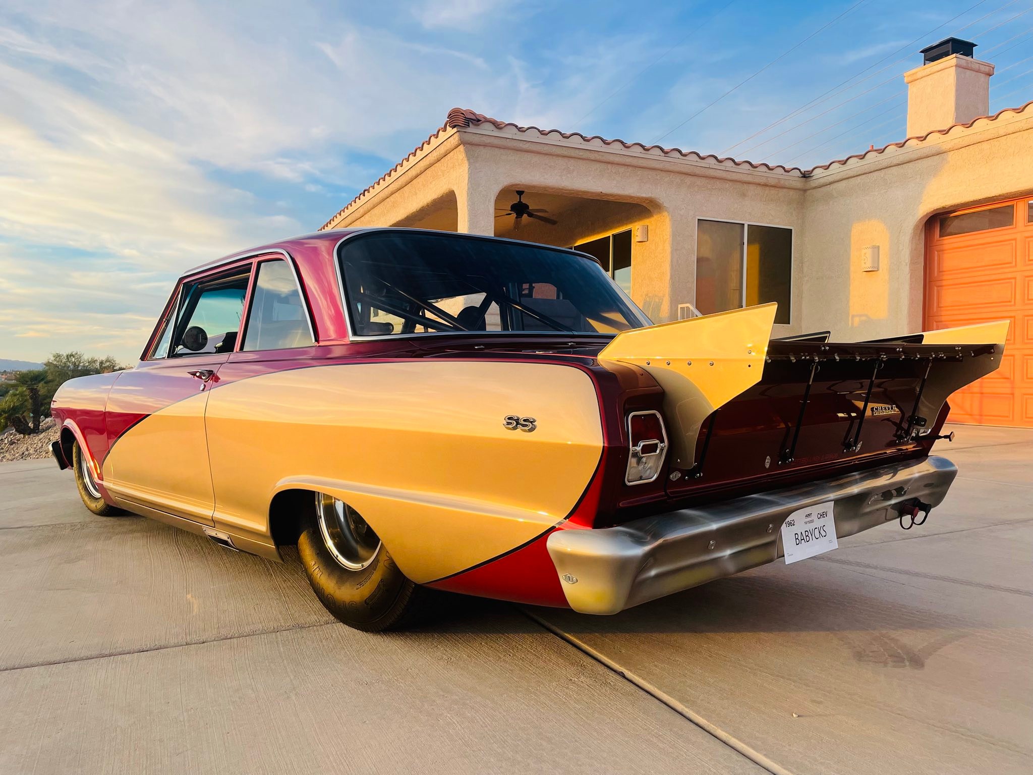 1962 Chevy II Nova Pro Street for Sale with 496c.i. Engine and