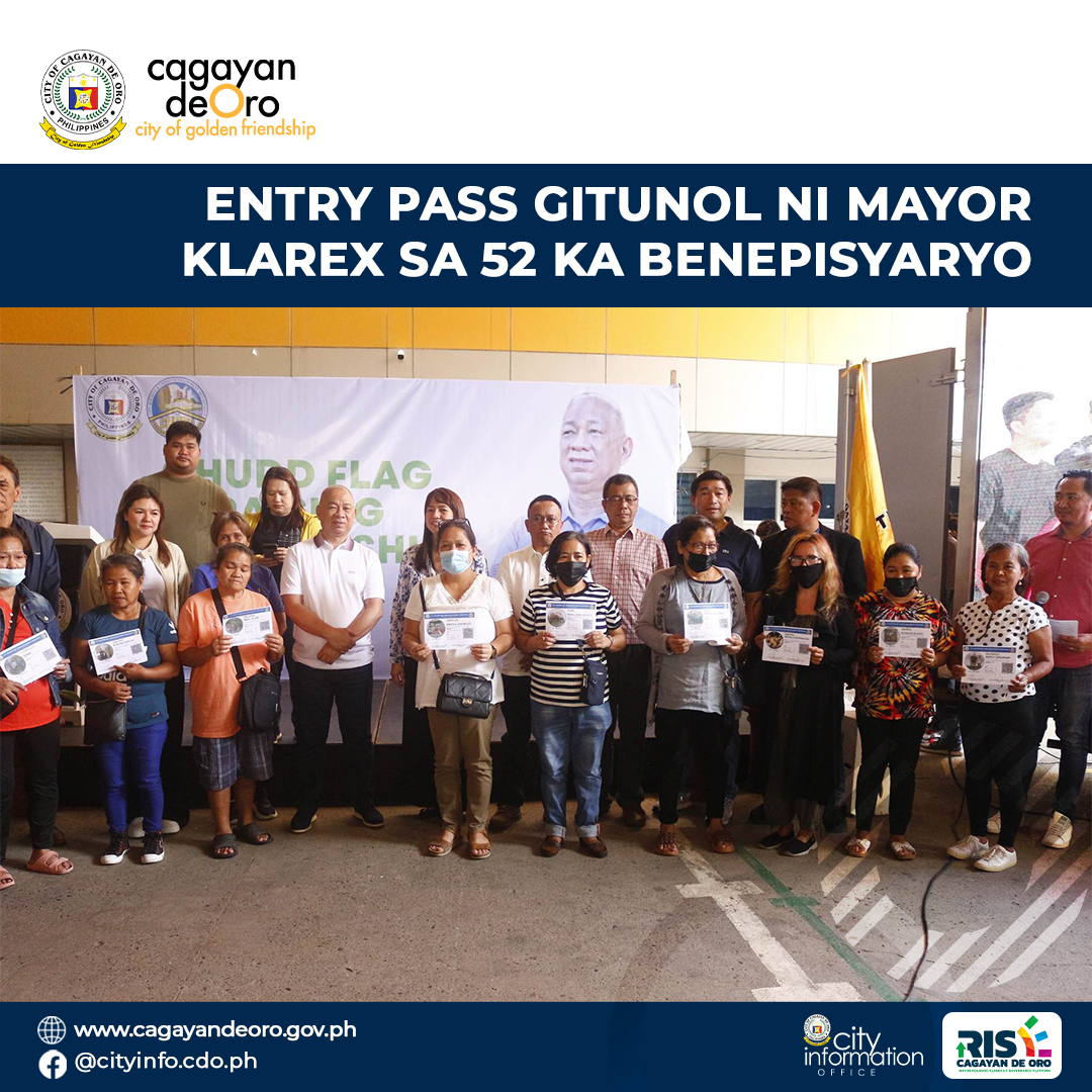 ENTRY PASS... - City Housing and Urban Development Department