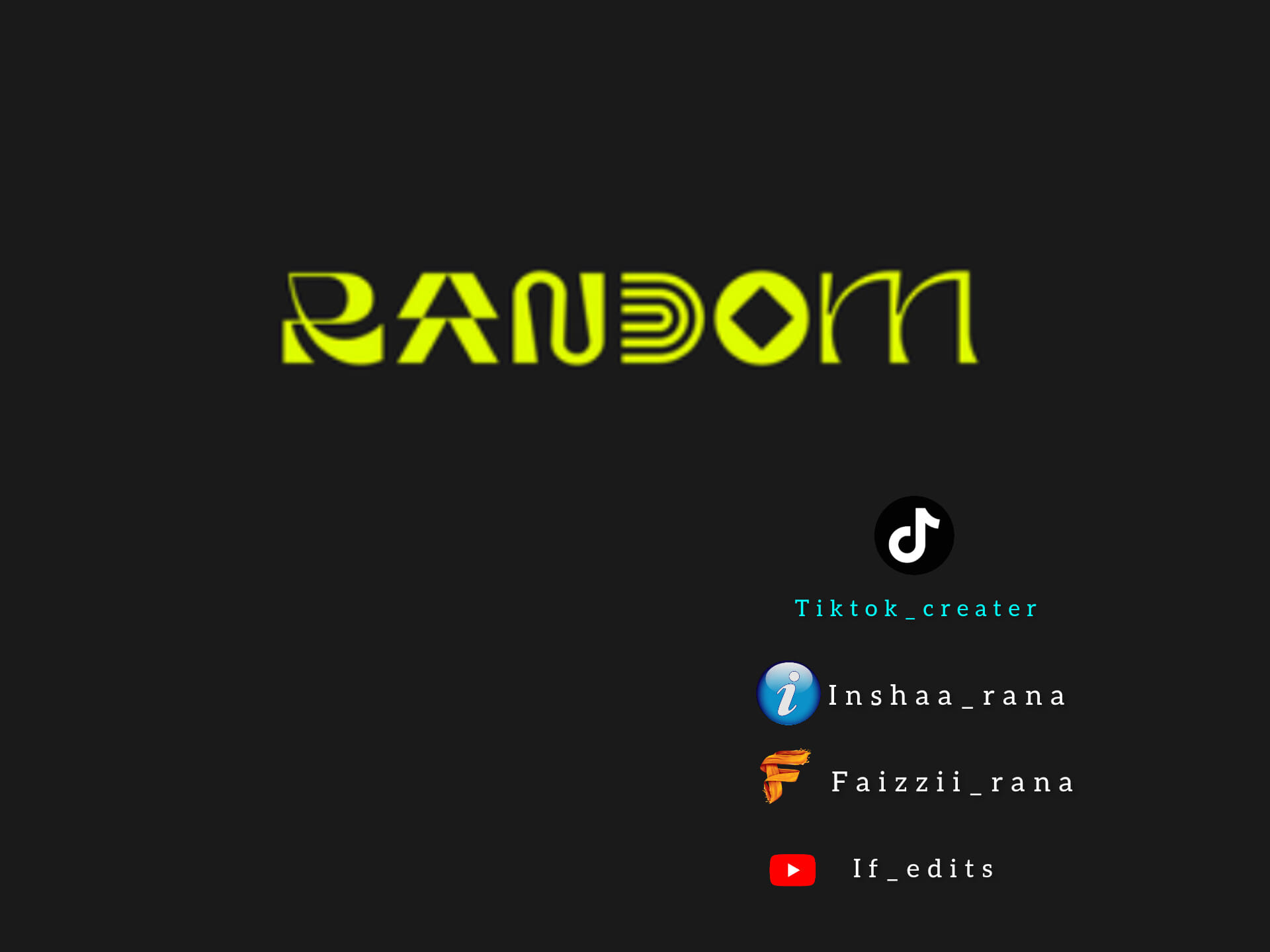 Random update