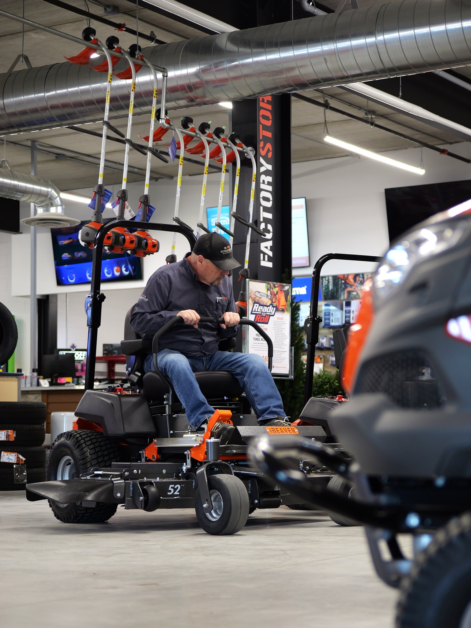 Ducar zero turns in stock at The Factory Store