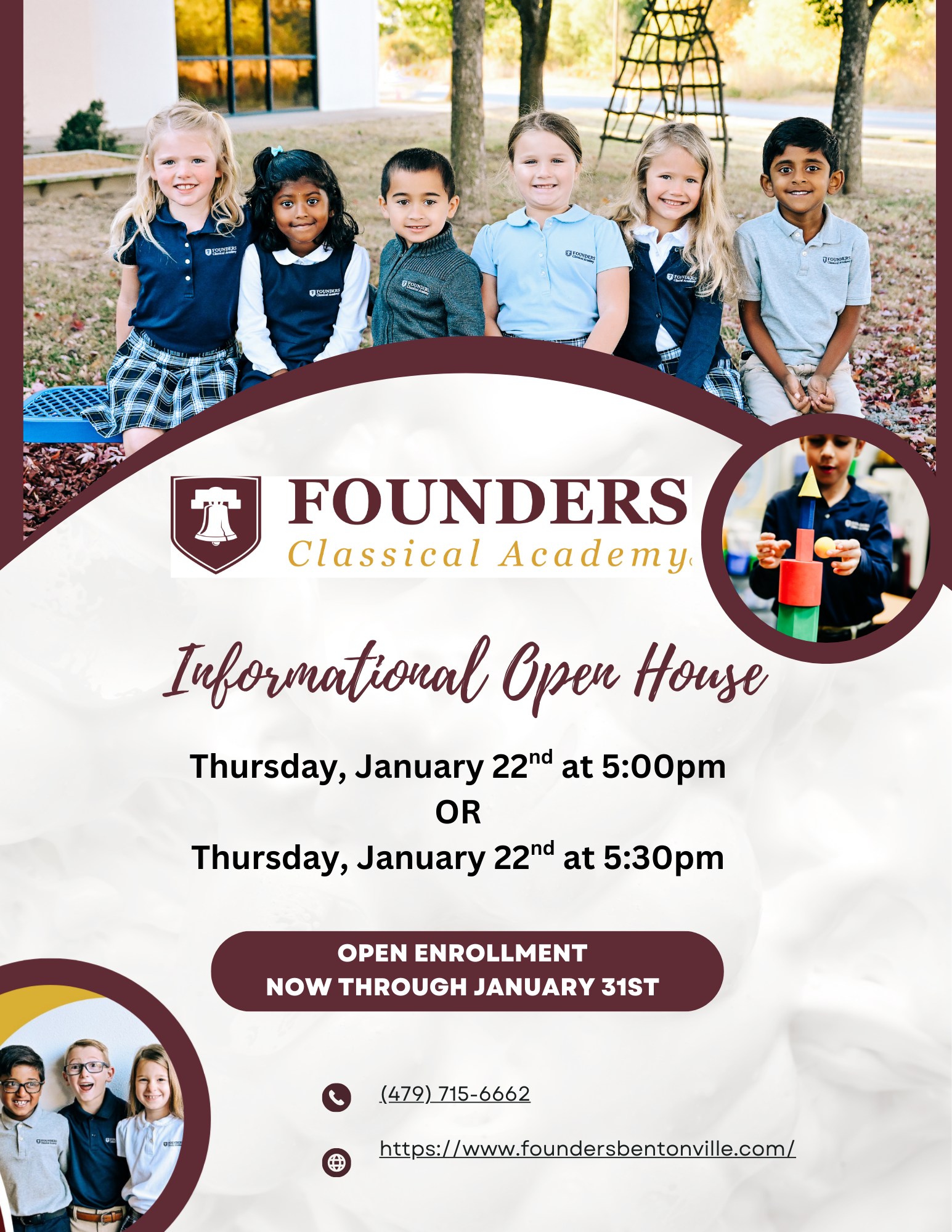 📣 Upcoming... - Founders Classical Academy - Bentonville | Facebook