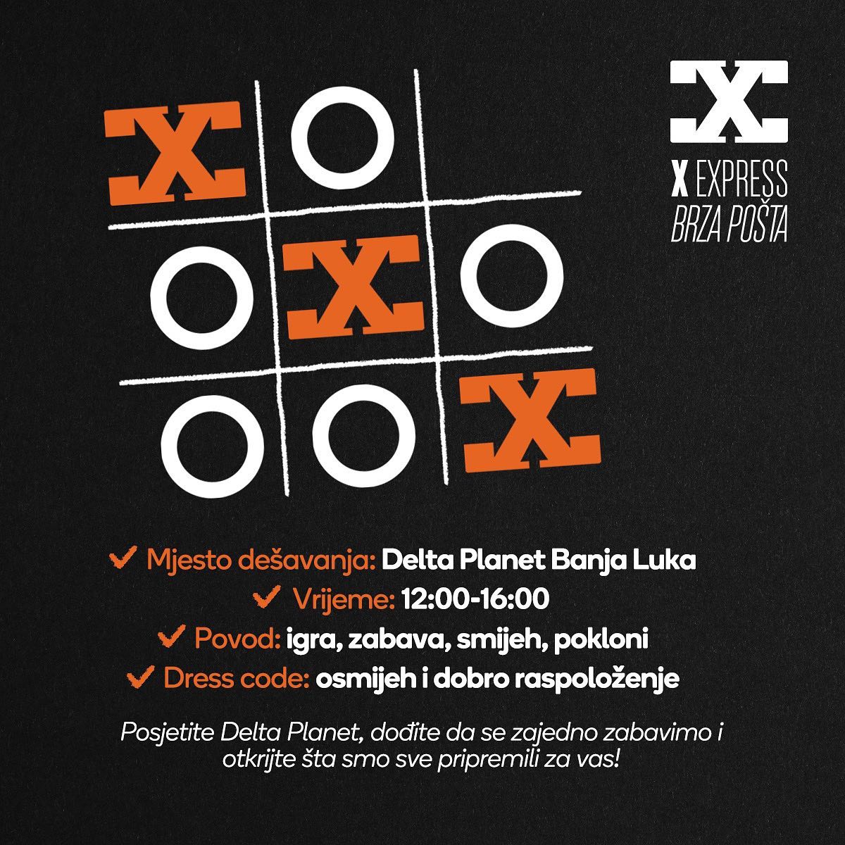 X express - 📍Mjesto dešavanja: Delta Planet Banja Luka...