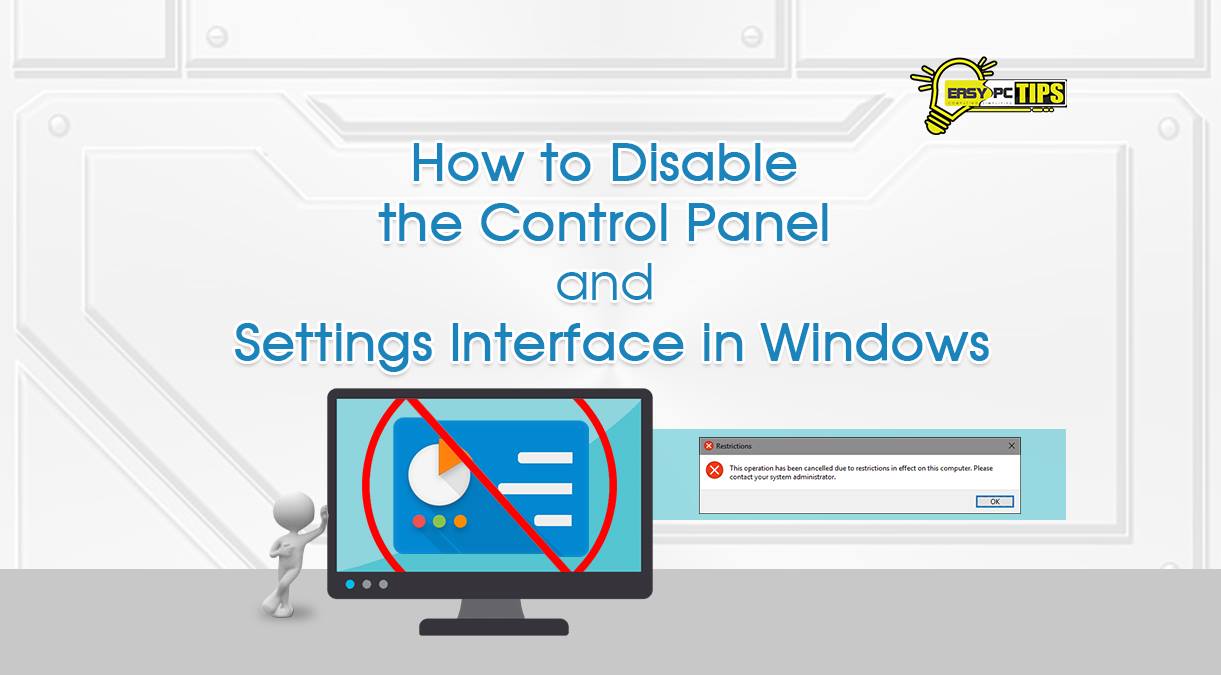 EASY PC - How to Disable the Control Panel and Setting... | Facebook