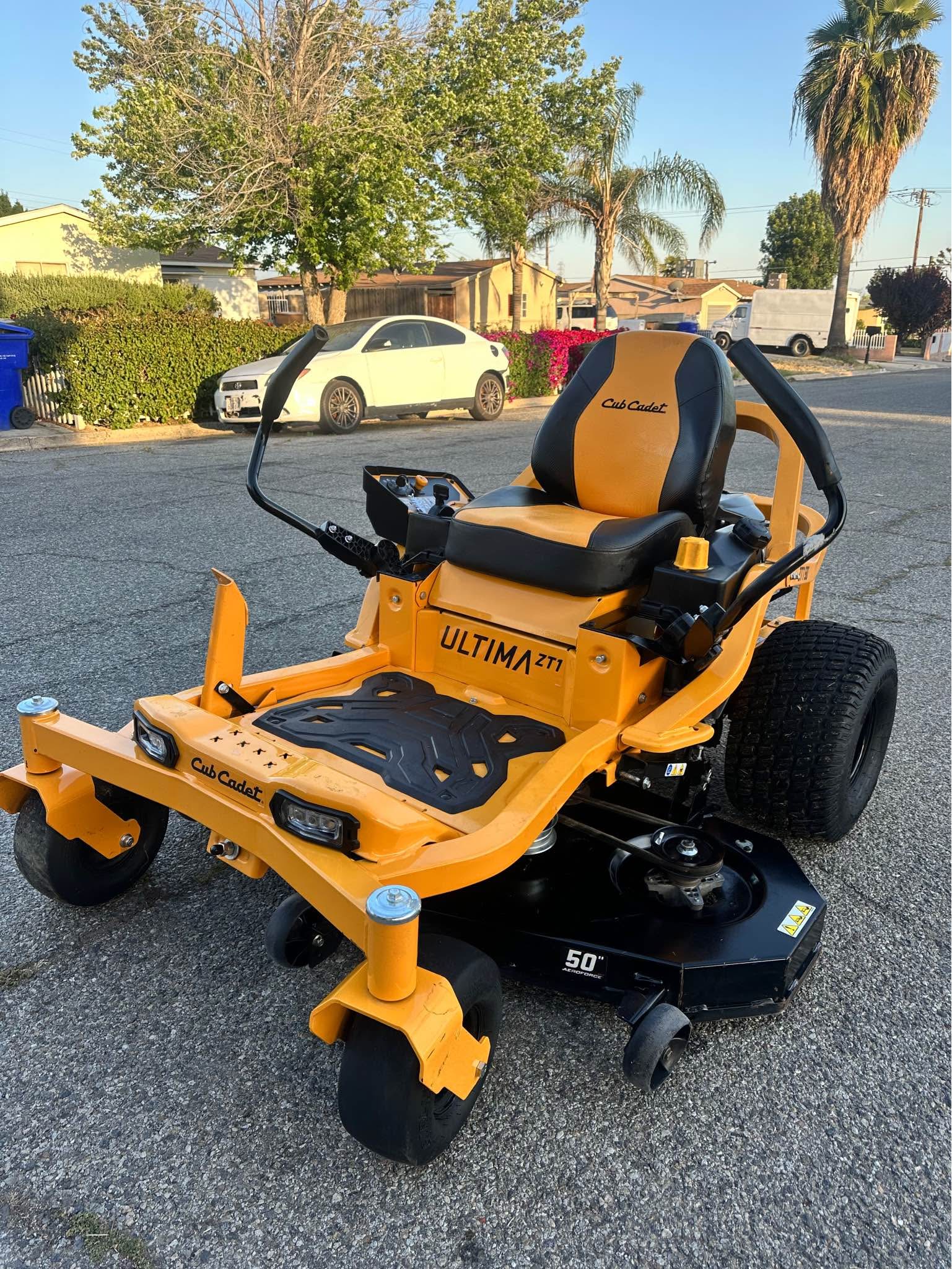 Cub Cadet Ultima ZT1 50 in. Fabricated Deck 23HP V-Twin Kawasaki FR ...