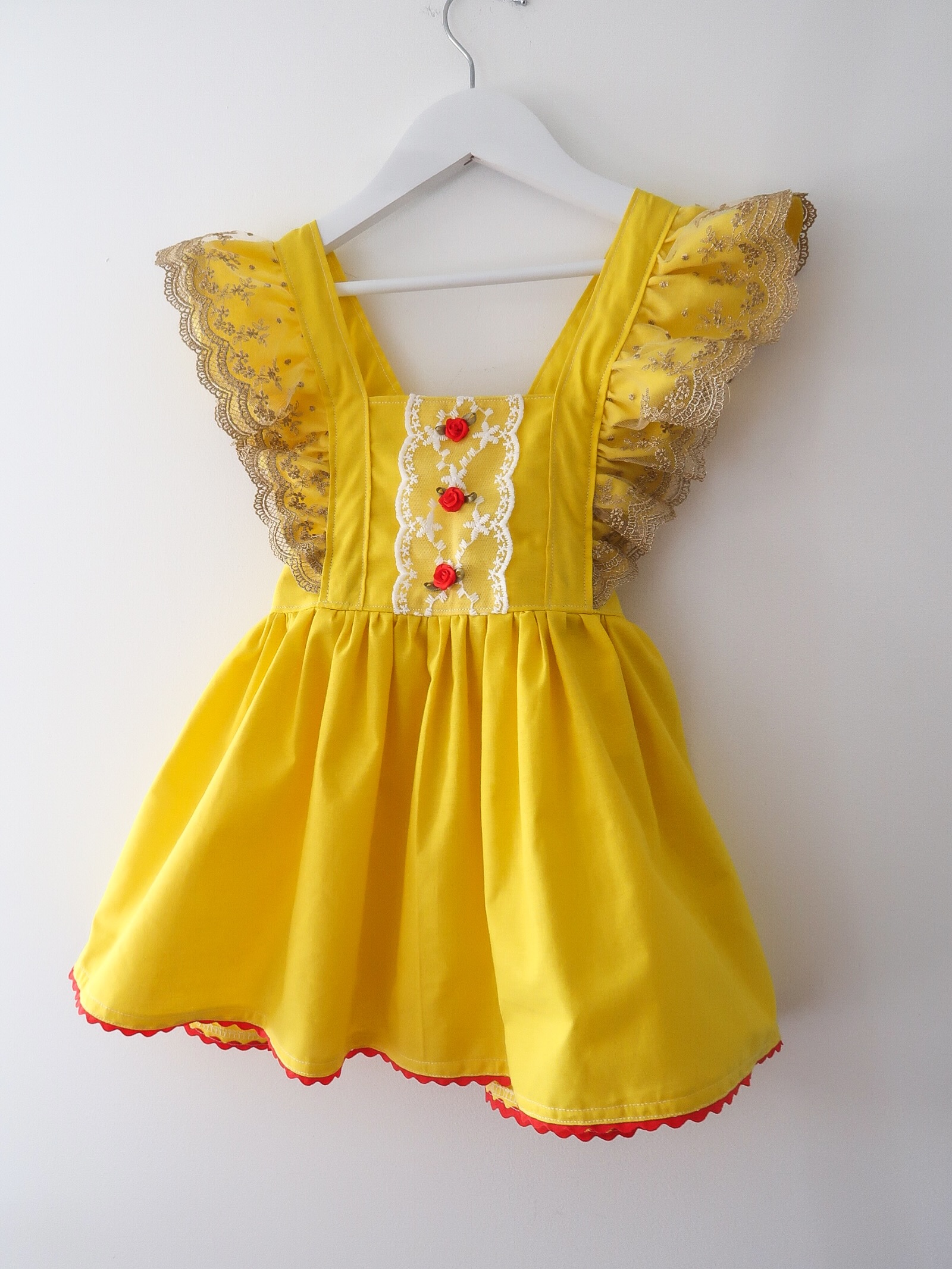 Custom baby girl birthday dress in Bonnie style