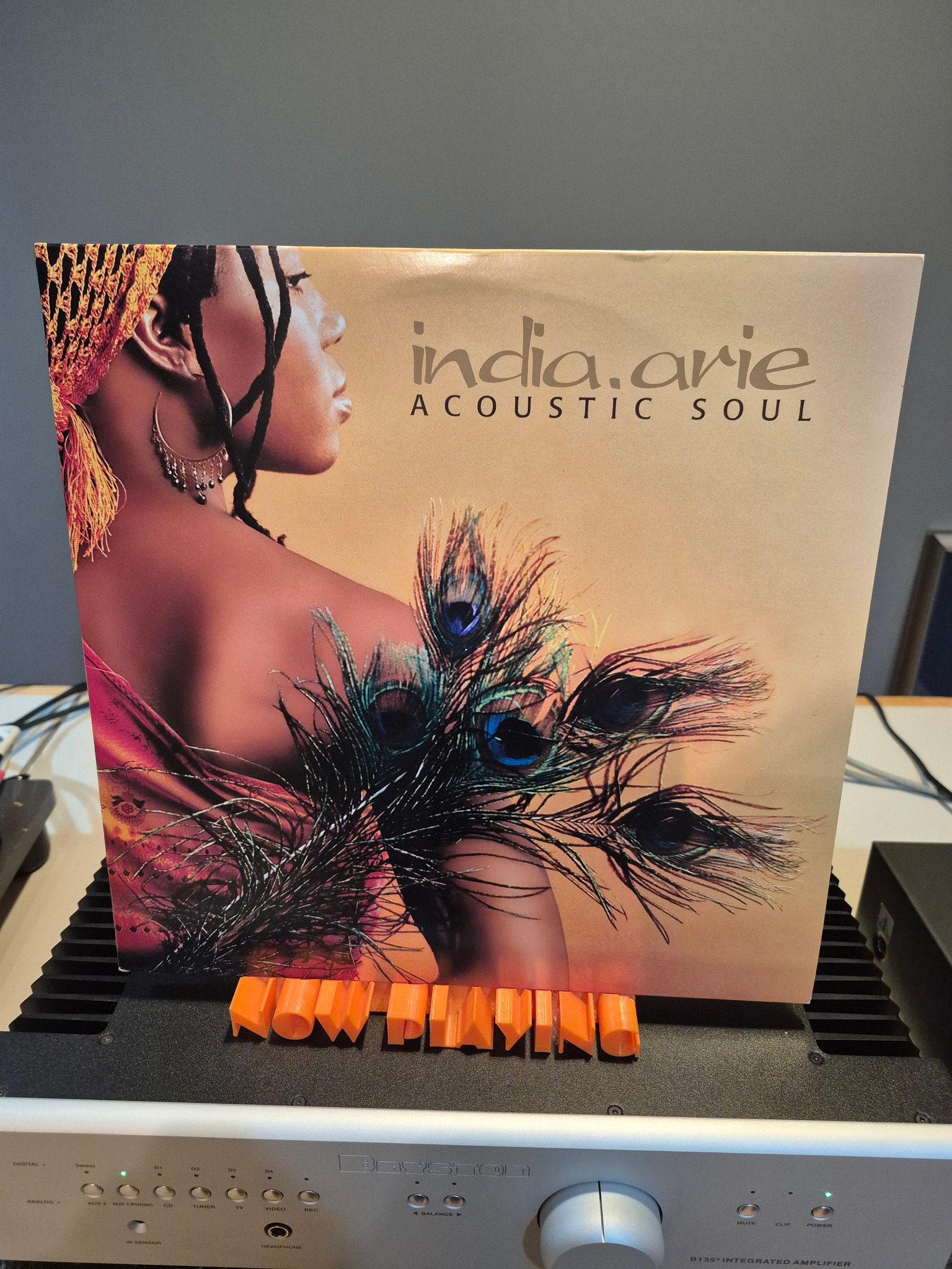 India Arie's Acoustic Soul on orange dreamsicle vinyl