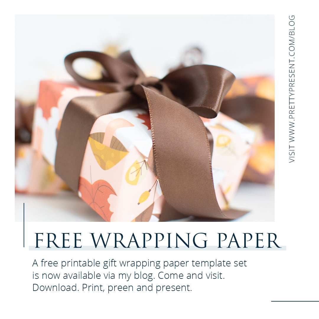 Pretty Present - 🍂 🍁 Free Fall-Inspired Gift Wrapping...