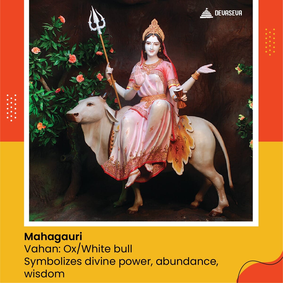 Devaseva - Today is Ashtami & we worship the holy... | Facebook