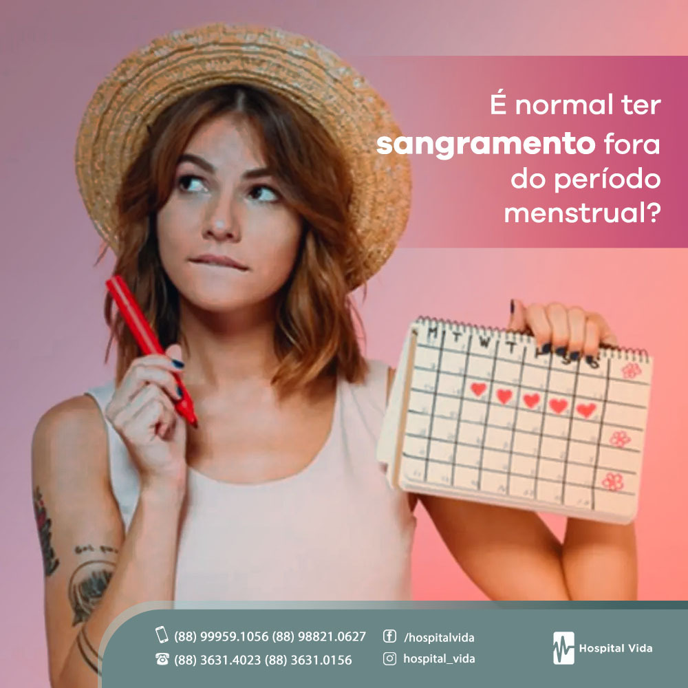 Hospital Vida - O sangramento fora do período menstrual... | Facebook