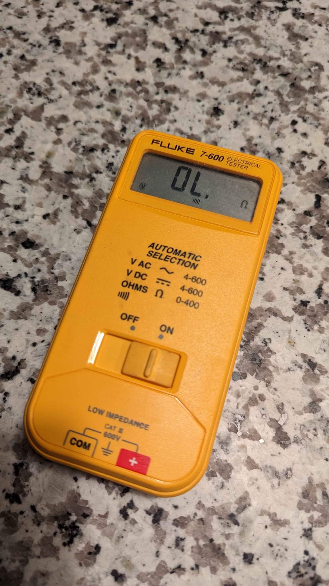Yokogawa 7562 meter behavior with DC volts