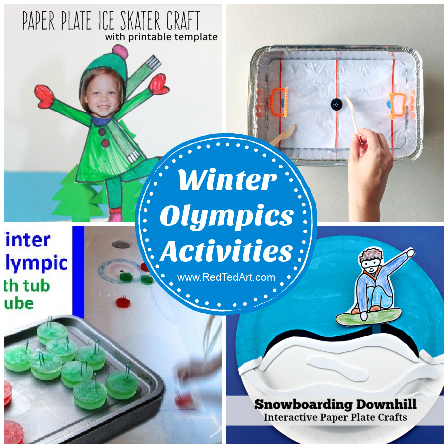 Red Ted Art - The Winter Olympics are just around the... | Facebook