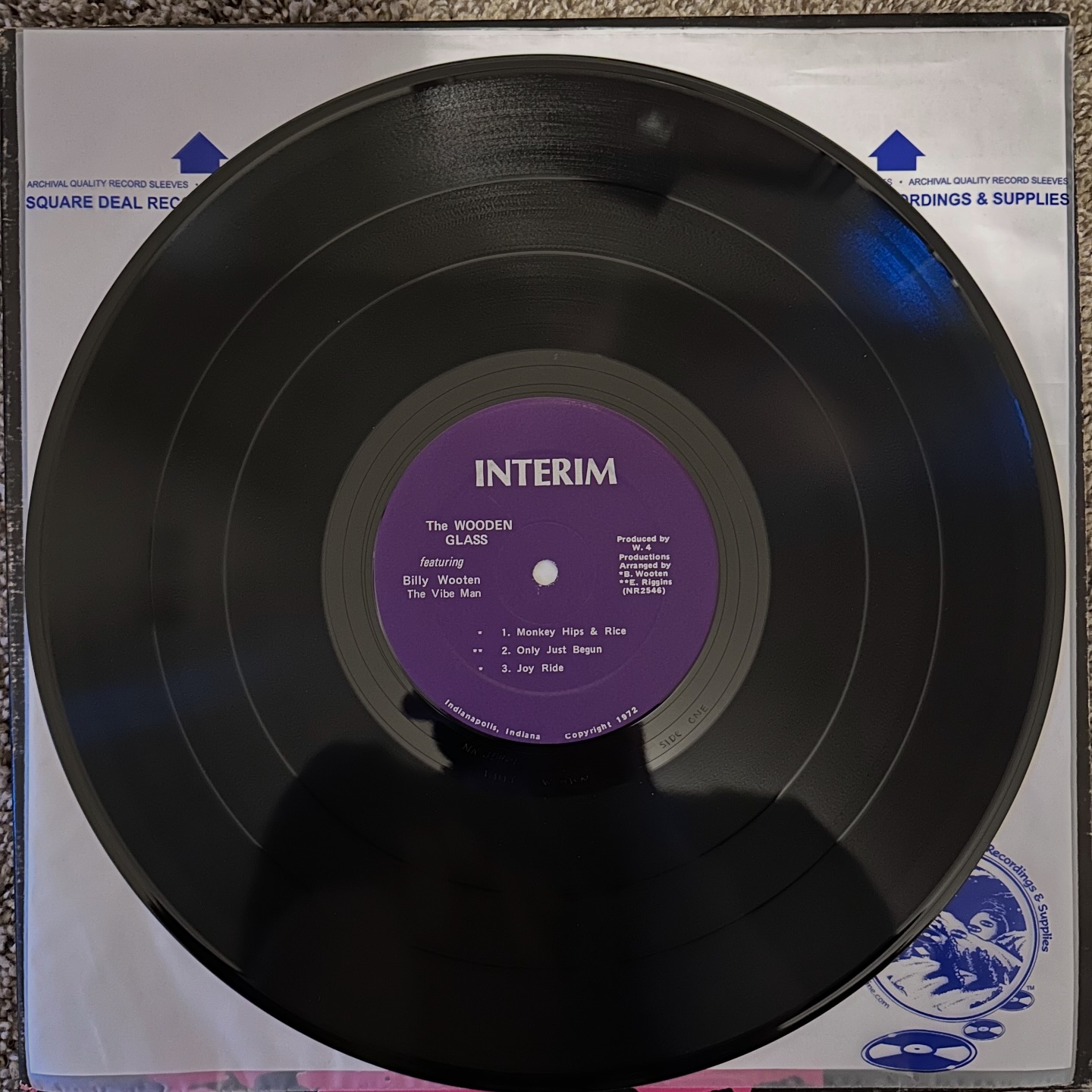 SOLD Billy Wooten - The Wooden Glass #siplesrecords #rarerecords 