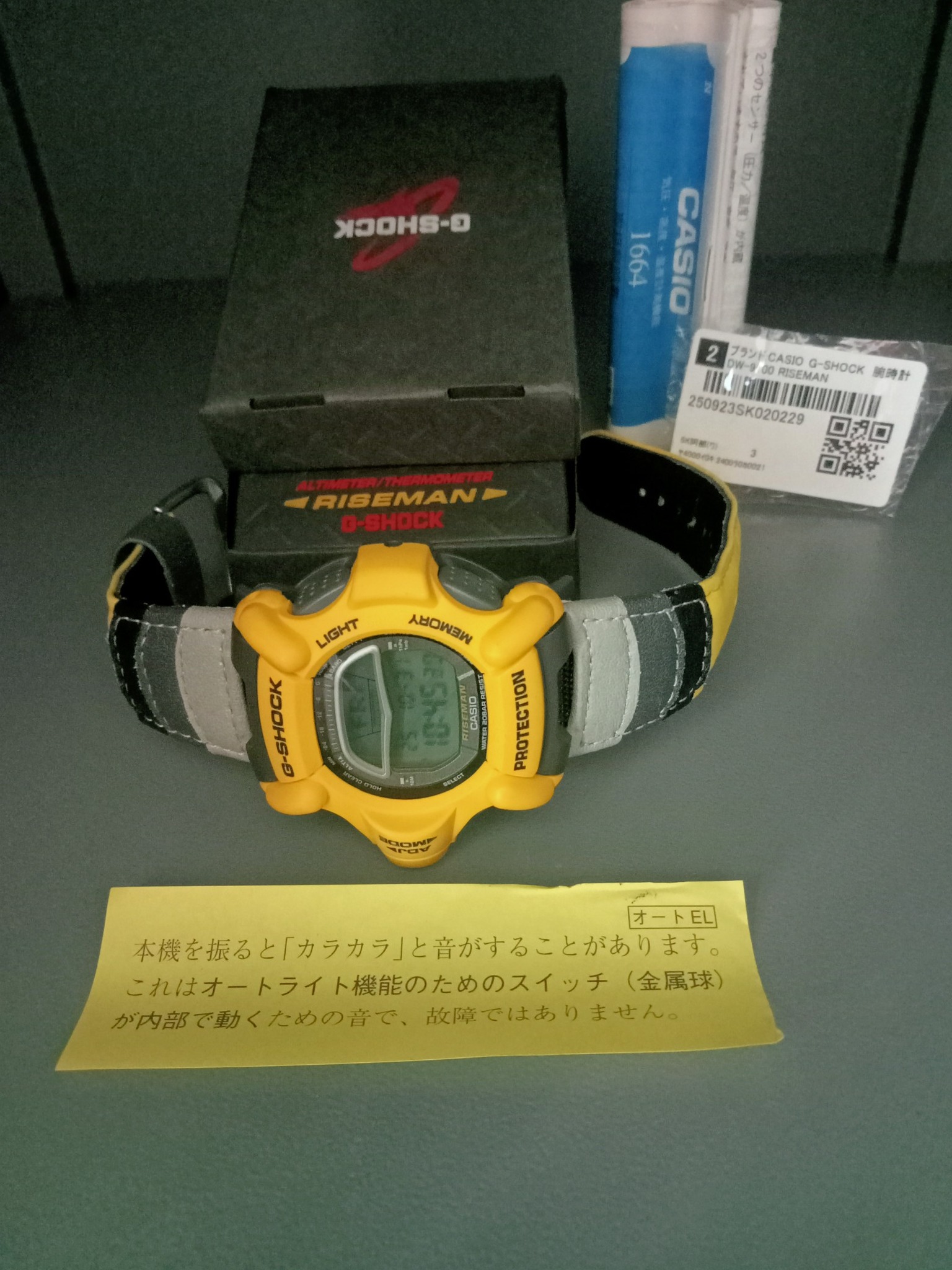 Fs :Casio G-Shock DW-9100 Riseman (NOS-ORI ) Full set,fisik 99 