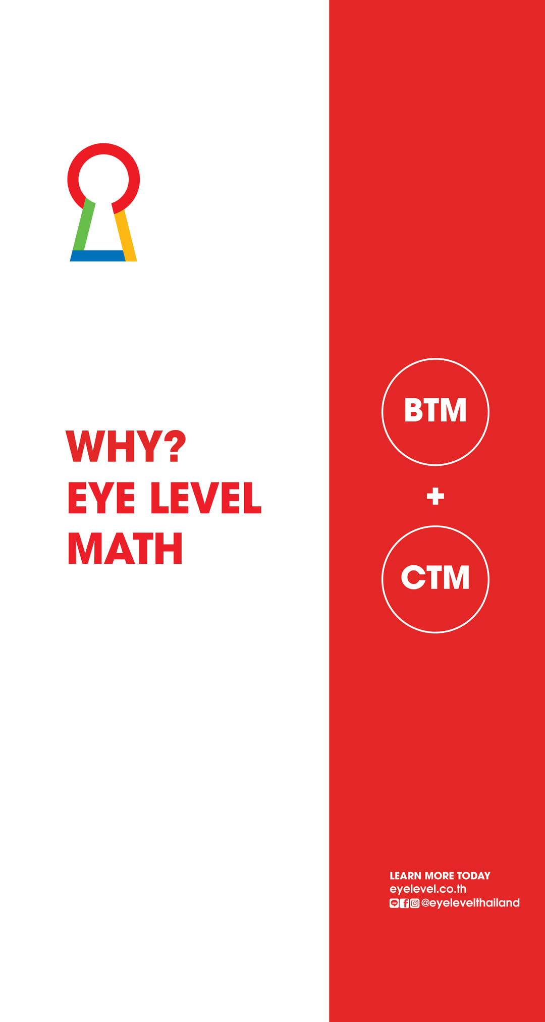 WHY? EYE LEVEL MATH -... - Eye Level Thailand