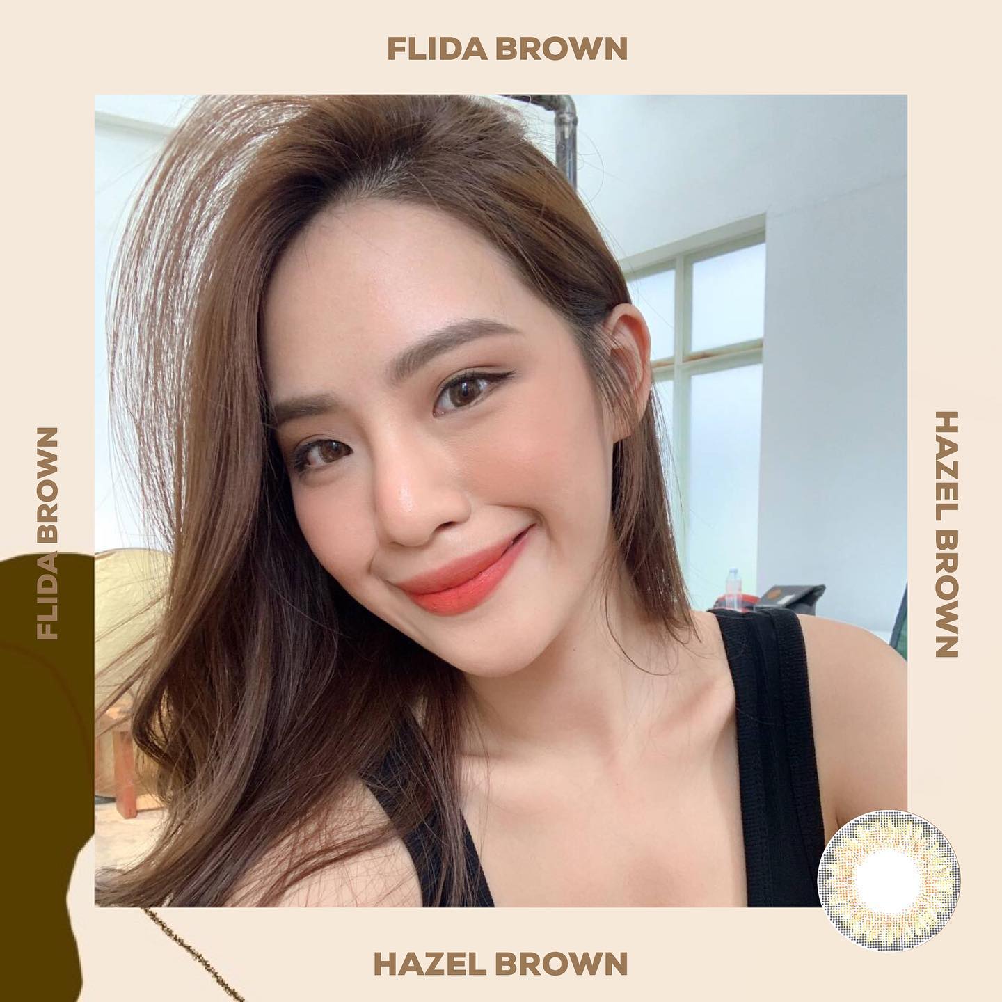 Zpluzlens - 🌹Mini Flida Brown 🤎เป็นสีน้ำตาลฮาเซล ... | Facebook