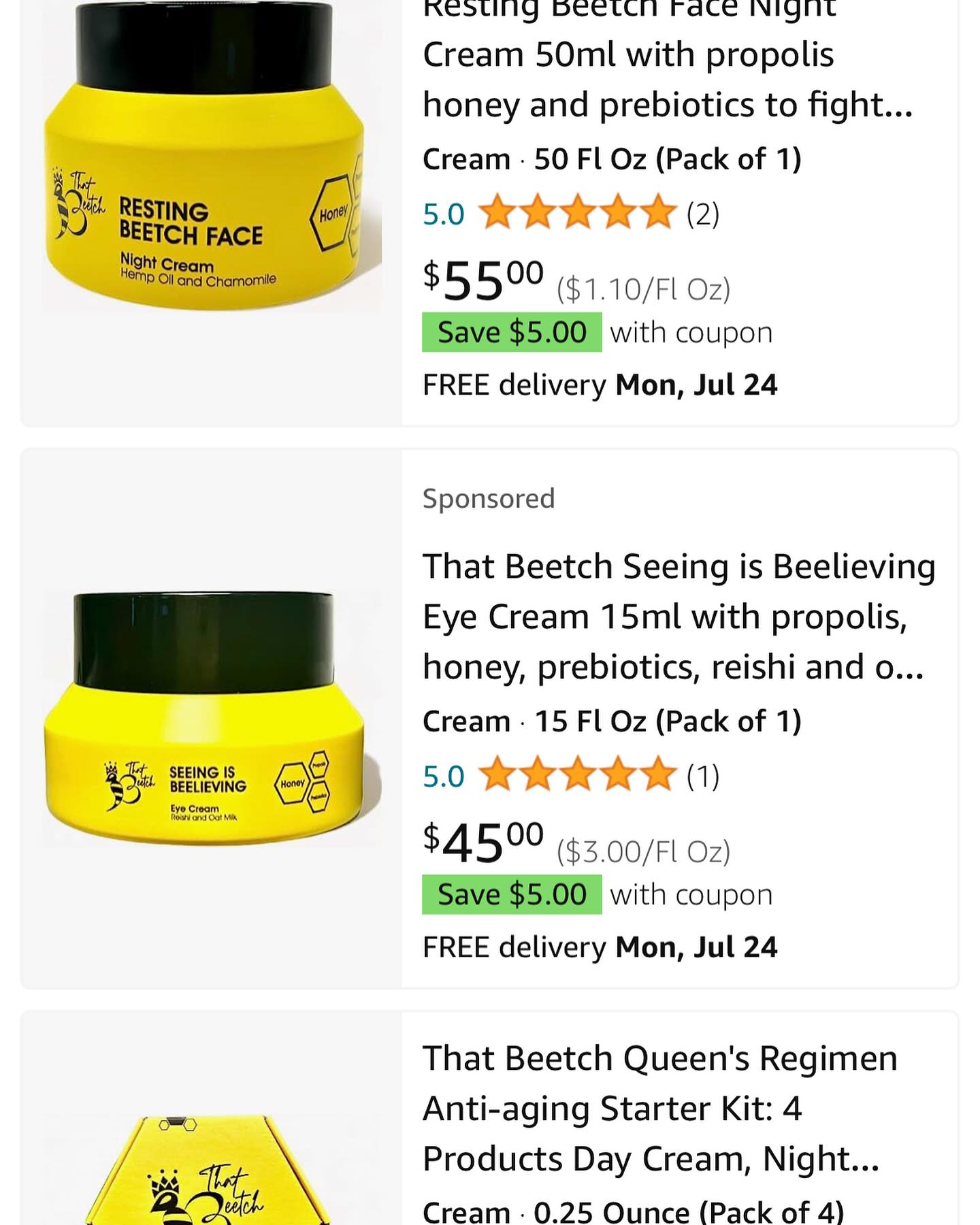 That Beetch - For those of you who prefer Amazon shopping...