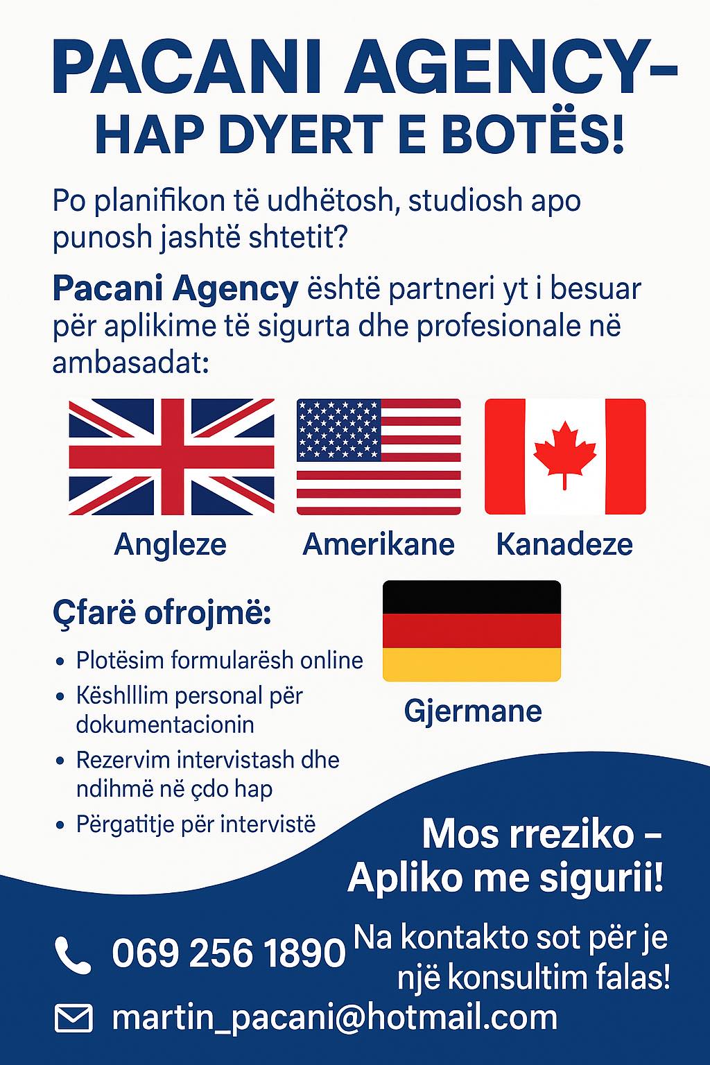 Aplikime PER Ambasada | Tirana