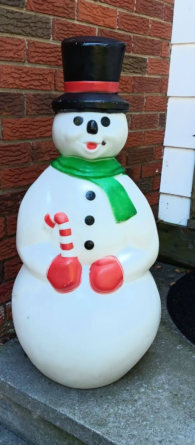 I found this Empire Snowman with the red scarf today for 50.00 and