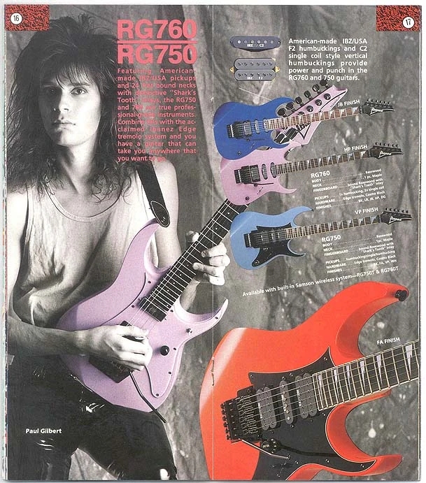 Paul Gilbert - Ibanez Rg #guitar #guitarist #paulgilbert