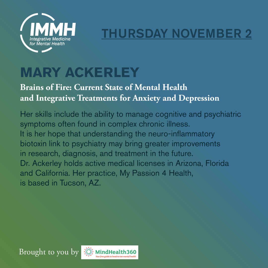 🌟 Today!!... - IMMH - Integrative Medicine for Mental Health